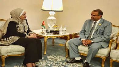 وزير الشؤون الاجتماعية يلتقي وزيرتي التنمية الإجتماعية للأردن وسلطنة عمان